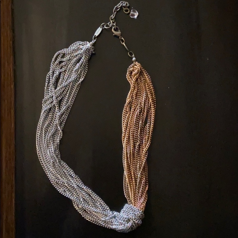 Sabika - 2 tone necklace.